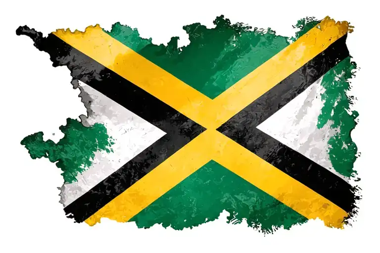 Jamaica Flag Jamaica Map