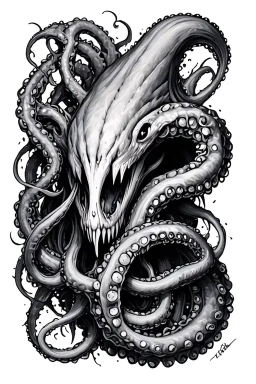 Lovecraftian Tentacles Emerging