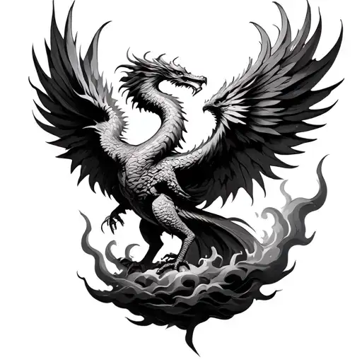 Rise Of The Phoenix From A Mole Which Looks Like Dragon Breath