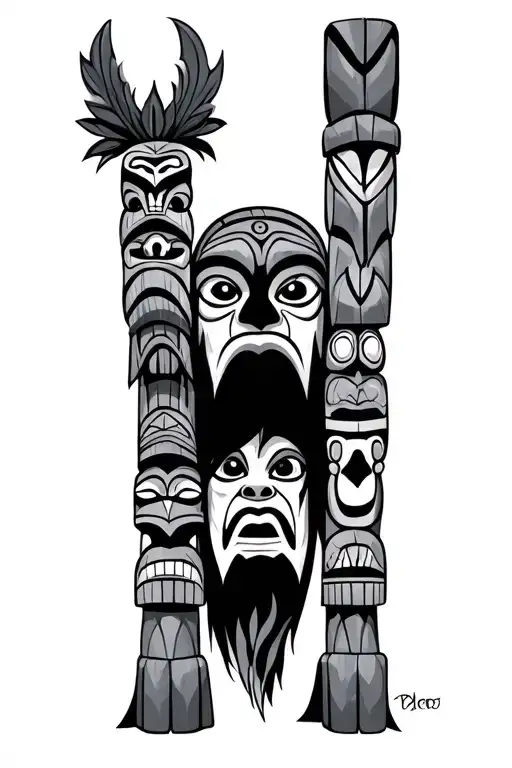 Totem Pole Family
