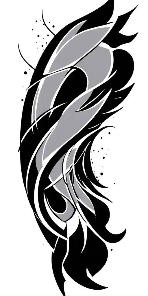 Full Sleeve Geometric Tattoo Design