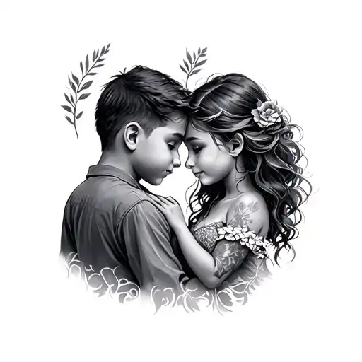 1 Son And 1 Daughter