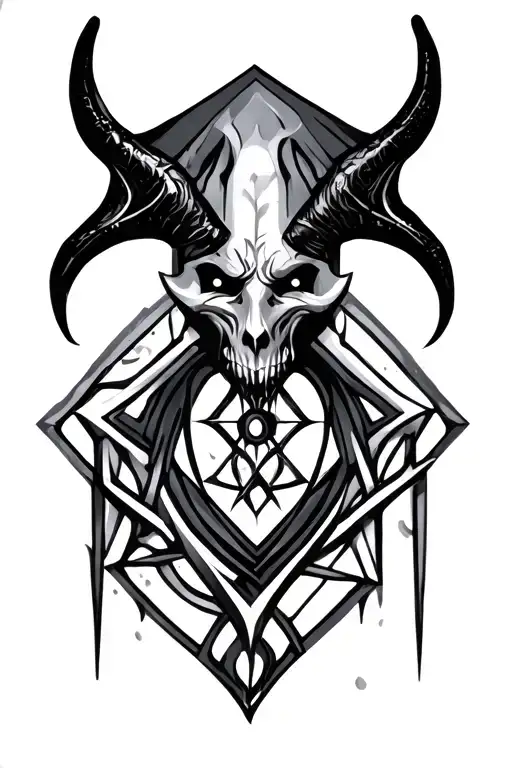 Satanic Symbols Geometric