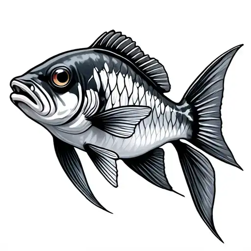 Rummynose Tetras Fish School