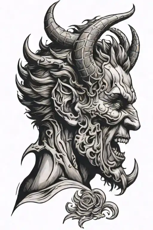 Devil Whispering Into The Ear