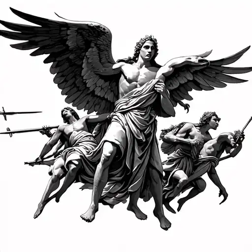 3 Rome Archagels In The War Of Heaven