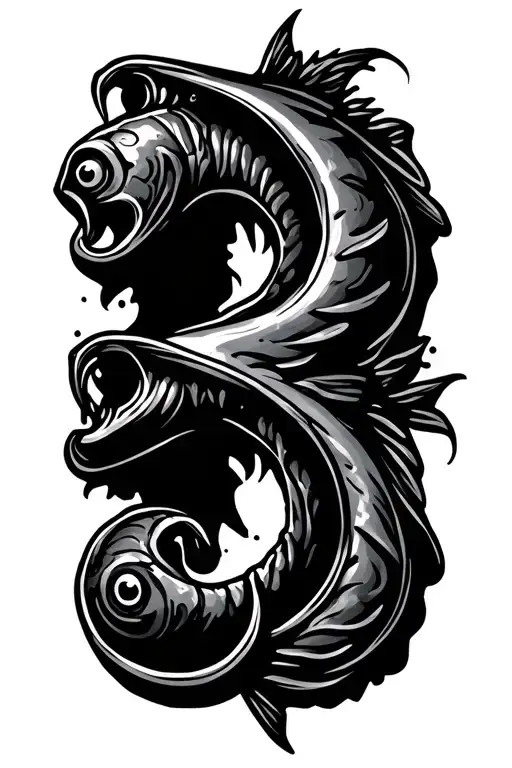 Fish Hooks Looking Like Number 3