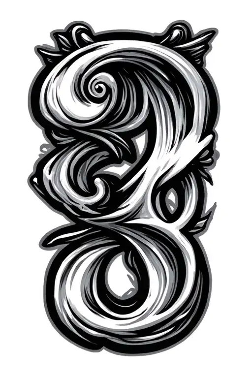 Fish Hooks Looking Like Number 3