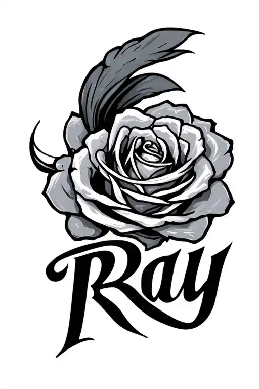 Ray Name Written
