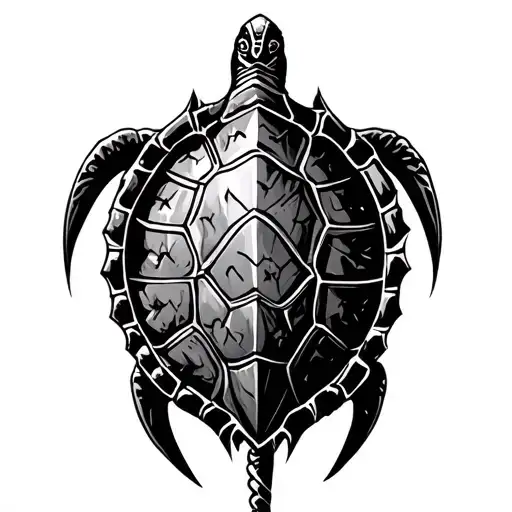 Poseidon Trident Turtle