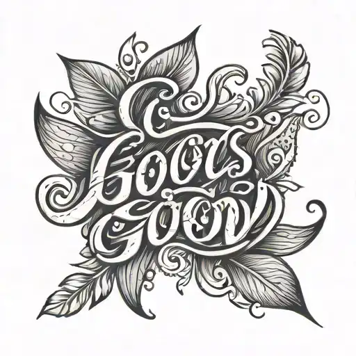Words For Good In Thin Cursive