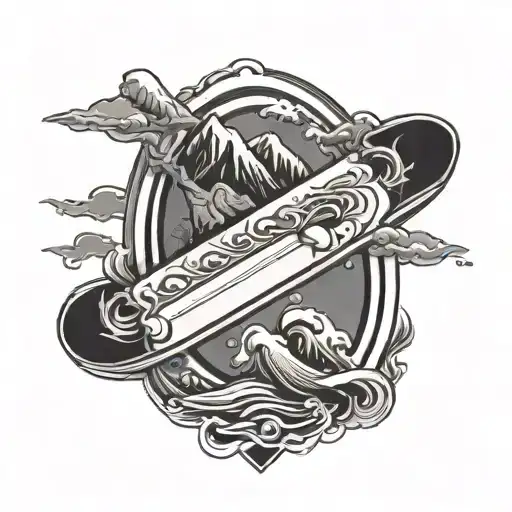 Snowboard And Surf Style