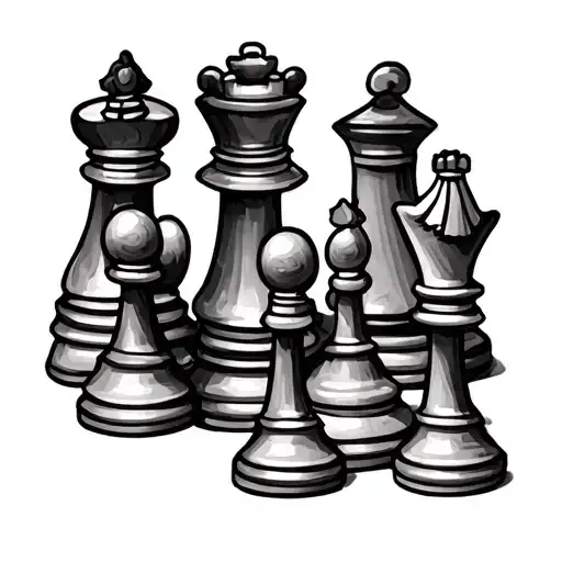 Dream Chaser And Chess Pieces