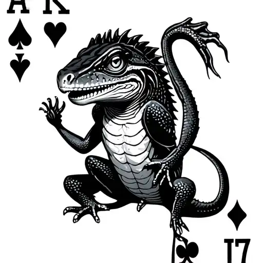 Lizard Playing Cards