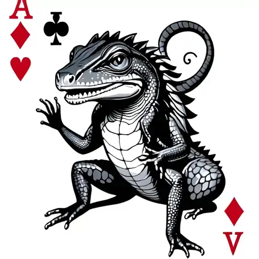 Lizard Playing Cards