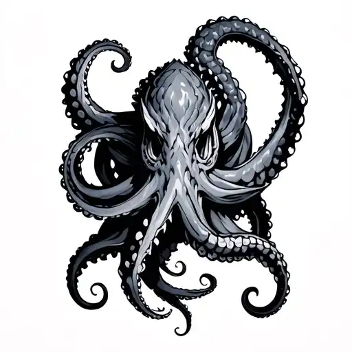 Kraken Symbol Intertwined