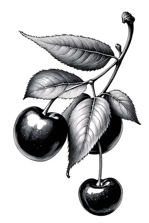 Cherry's Face On A Cherry