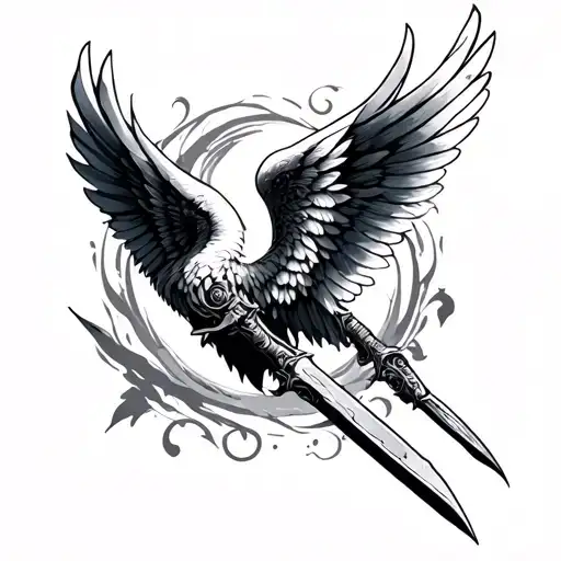 Wings On Sholder Blades