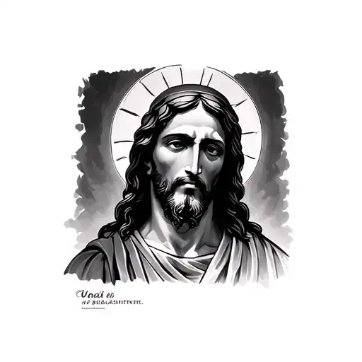 Jesus Of Nazareth On One Side