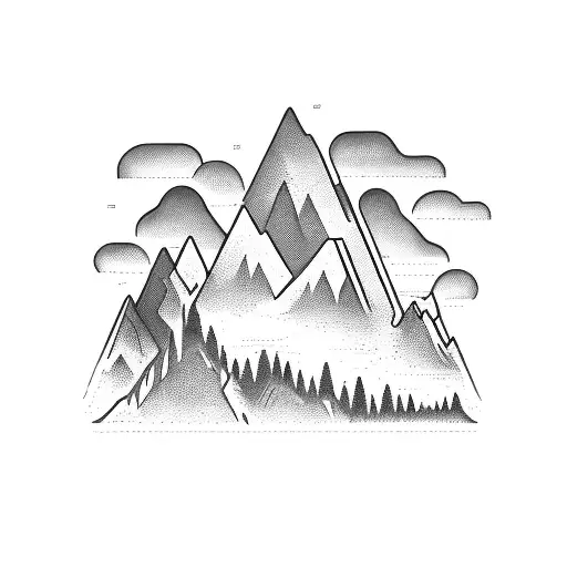 Electrician's Tools Surrounded By A Mountain Landscape