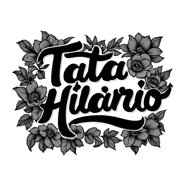 Tata Hilario In Cursive Writing