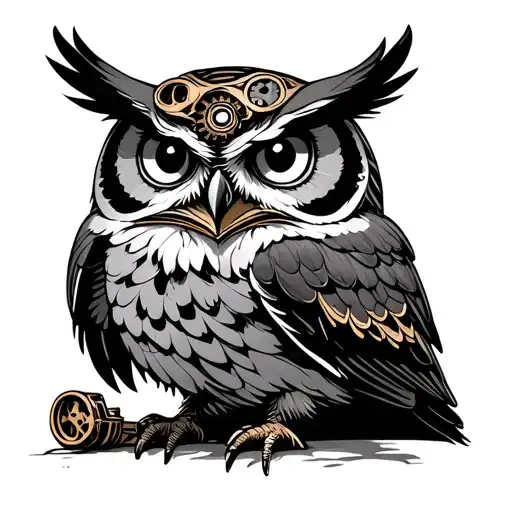 Steampunk Owl