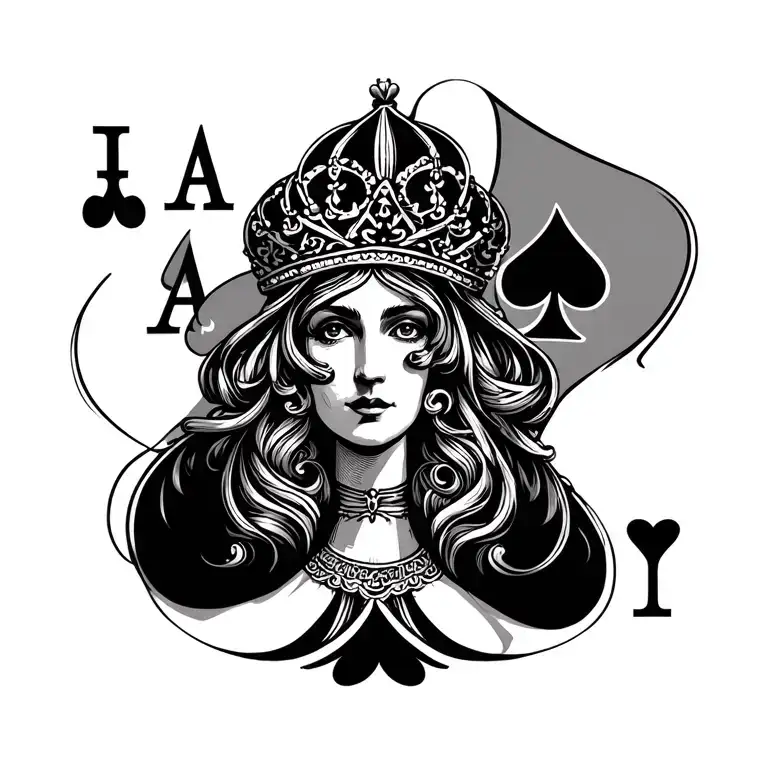 Queen Of Spades Symbol