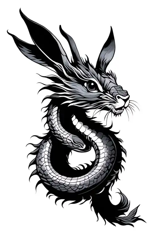 Chinese Zodiac Dragon Snake Rabbit