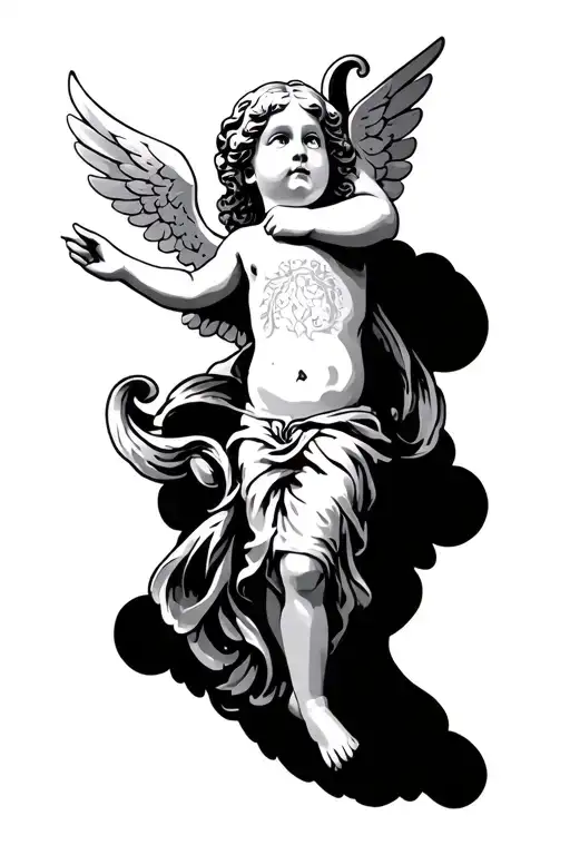 Cherub For Ever 18 Script Faith Arm Sleeve
