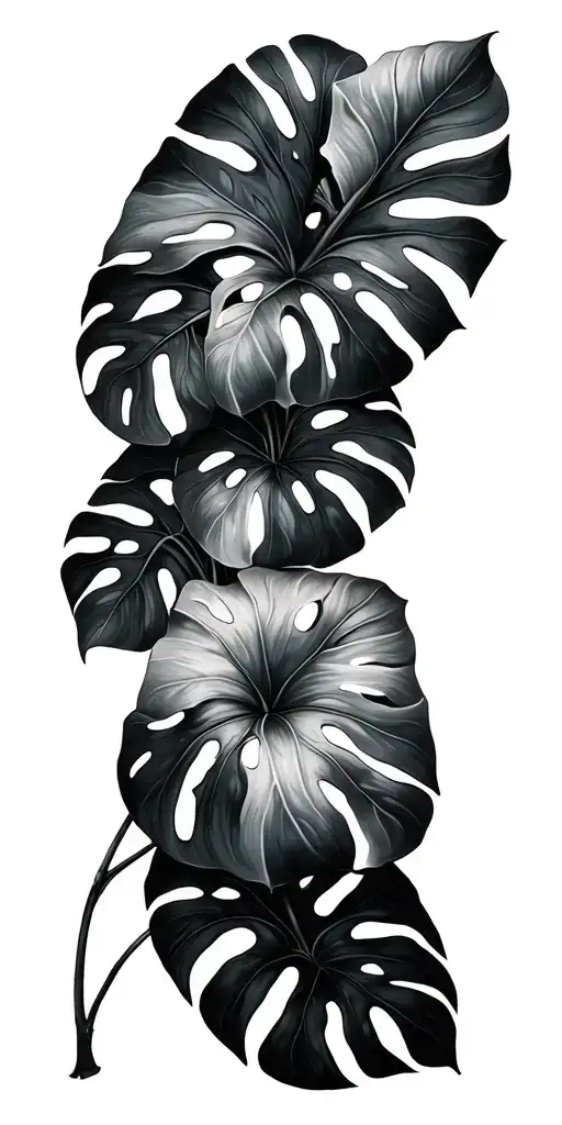 Monstera Lilly Design Featuring