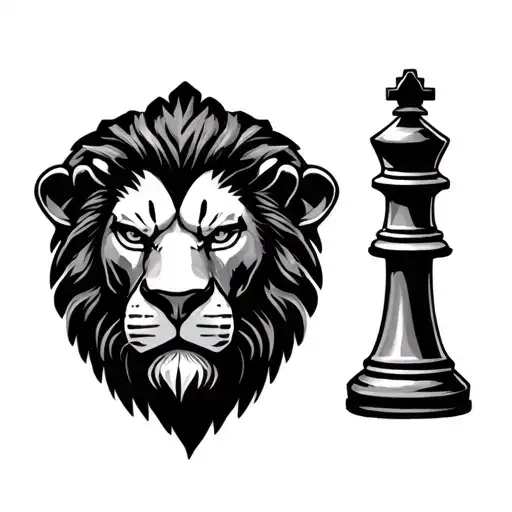 Scarface Lion King Chess Piece
