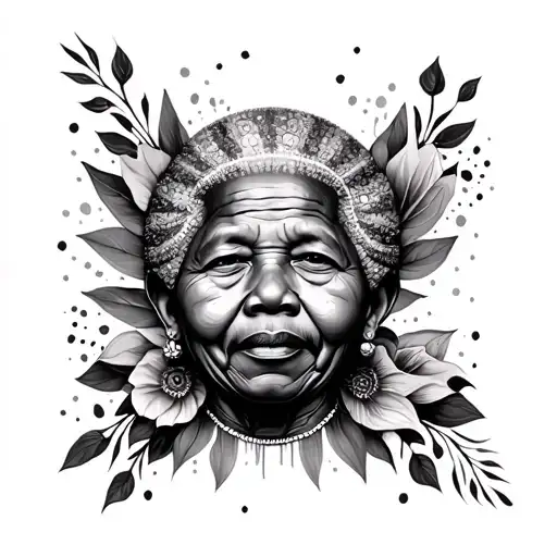 Mandela Design With Elements