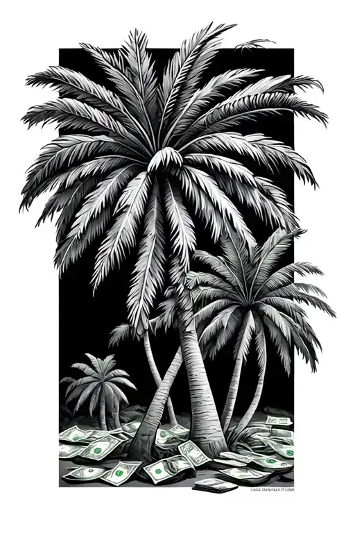 Palm Trees Money
