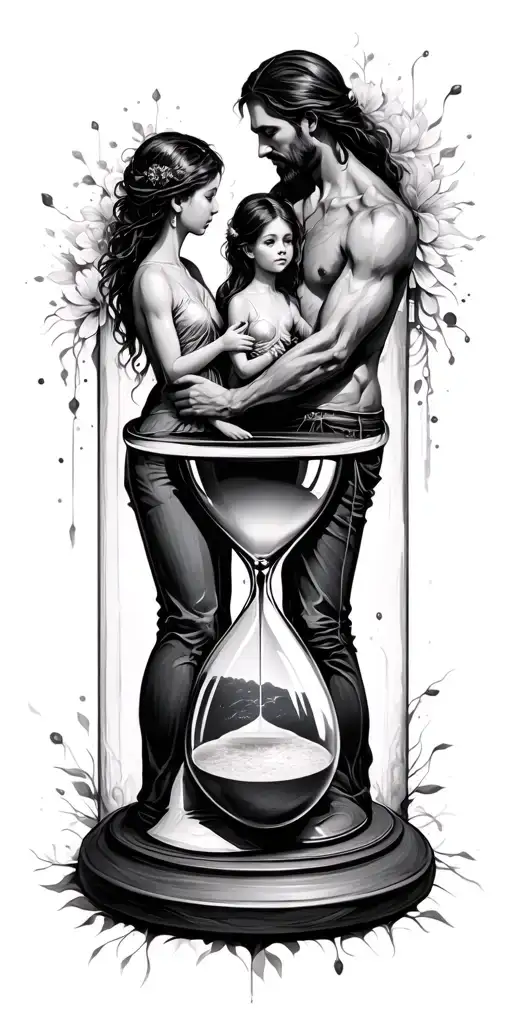 Hour Glass Father With 1 Daughter He Regrets Not Being There For As A Child