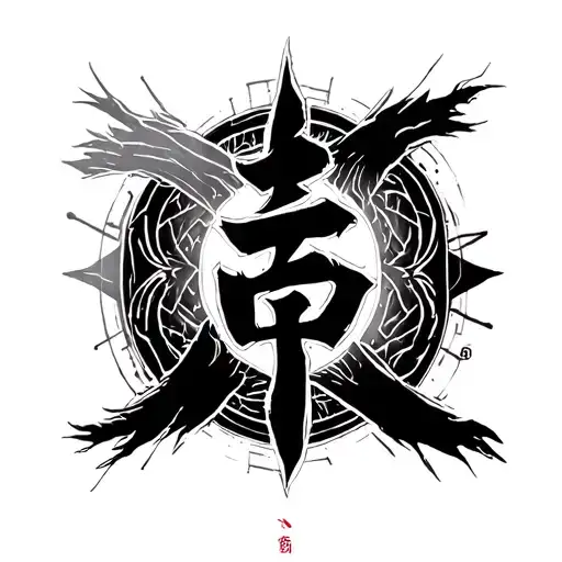 Eternal Soul Kanji Outline