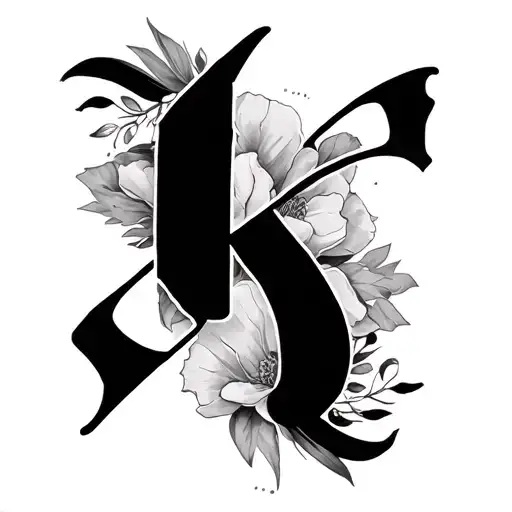 A Simple Inner Arm Tattoo With A Hidden Cursive K