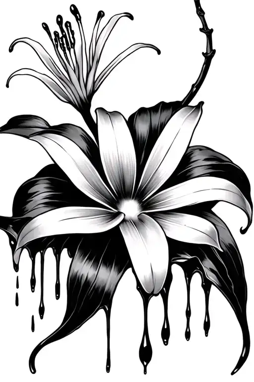 Spider Lily Dripping Blood