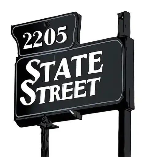 2205 State Street Sign
