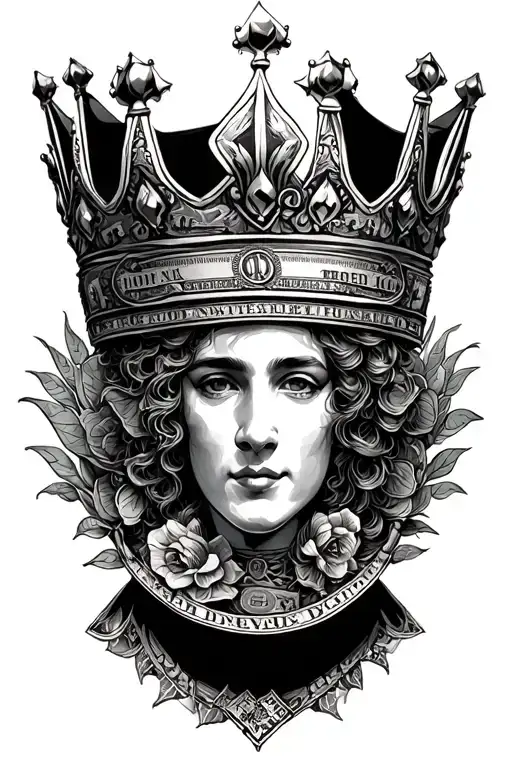 Crown Made Of Money