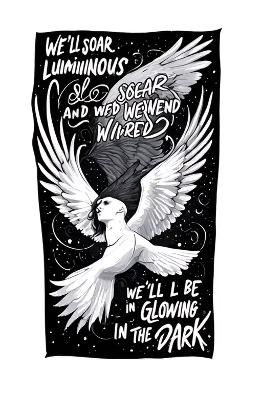 We'll Soar Luminous And Wired We'll Be Glowing In The Dark Lyrics On Thigh