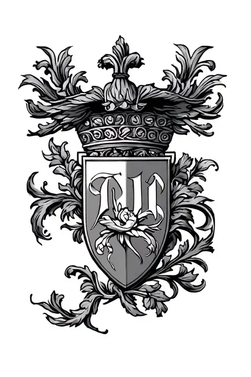 Sicilian Crest Type Tatoo