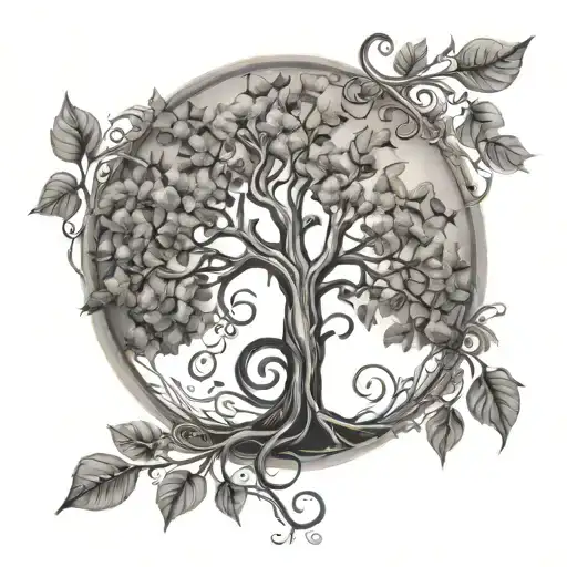 Treble Clef Tree Of Life
