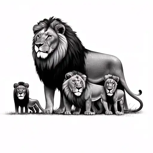 Lion Family