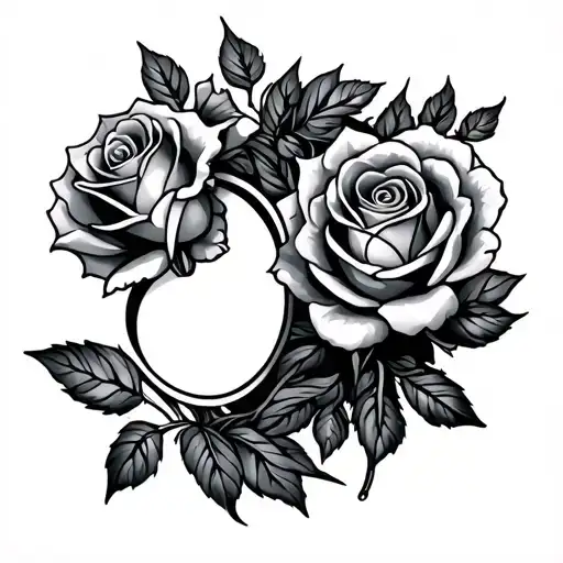 Semi Colon Cross Roses Growing