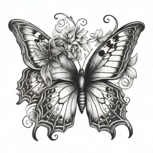 Butterfly And Wings