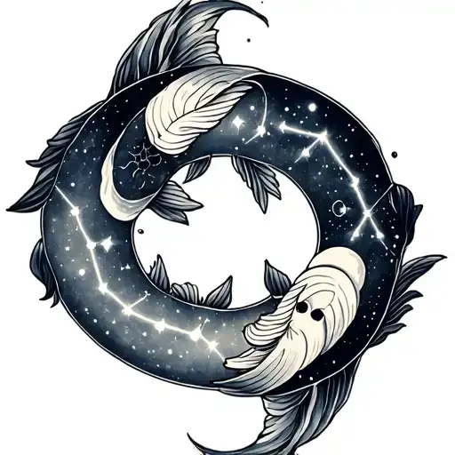 Pisces And Sagittarius Constellation