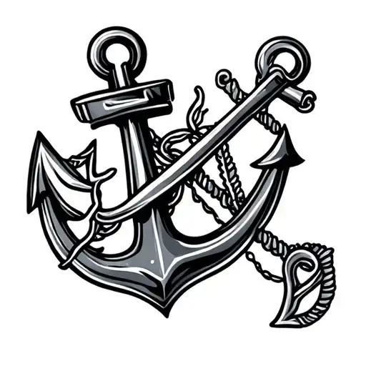 Navy Anchor