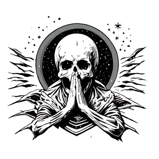 Die Before Wake Pray Space Themed