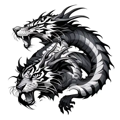 Dragons Fucked With Tigers