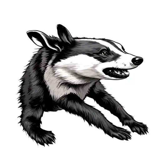 Badger And Dog
